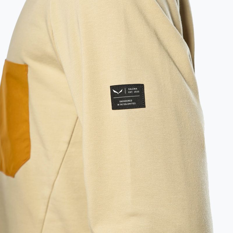 Herrenpullover Salewa Fanes Dry Pullover Quicksand 5
