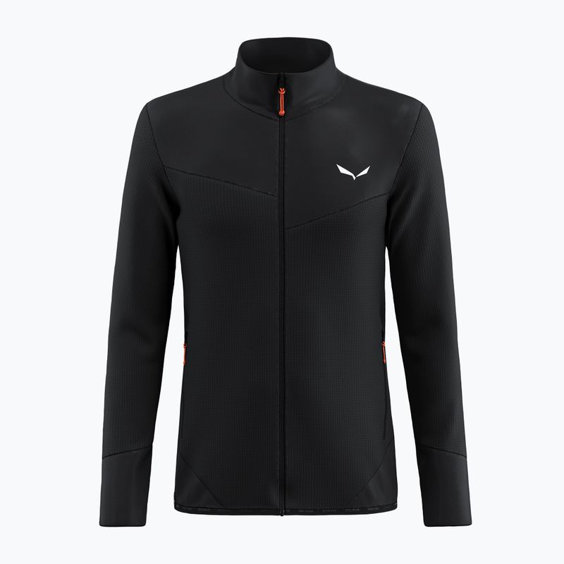 Salewa Herren-Trekking-Sweatshirt Puez Waffle Hyb PL HD schwarz out 7