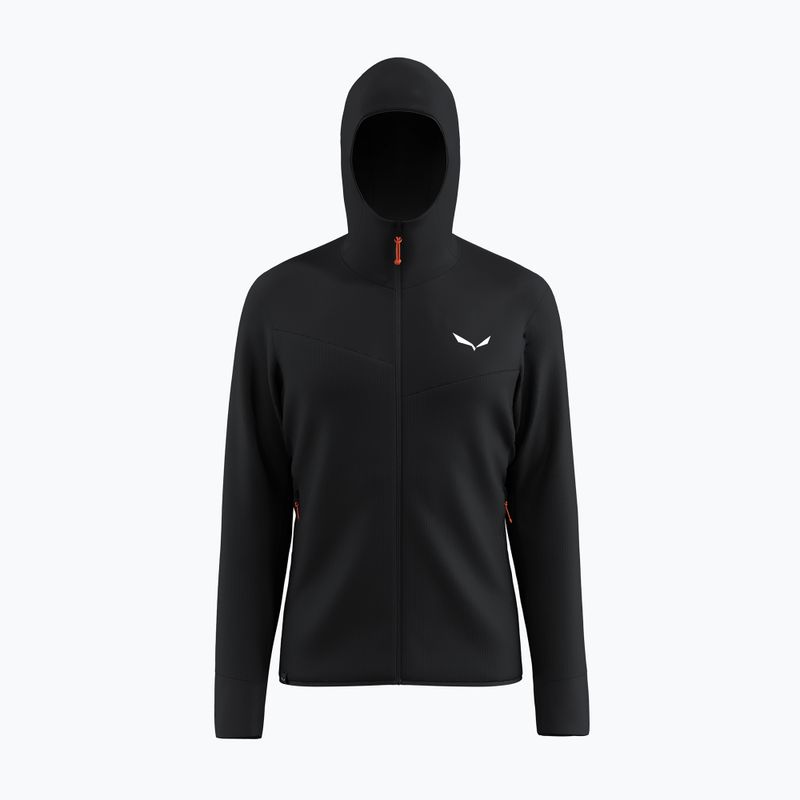 Salewa Herren-Trekking-Sweatshirt Puez Waffle Hyb PL HD schwarz out 6