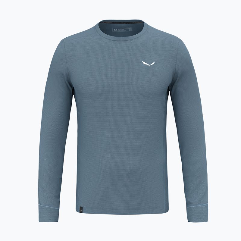 Herren Salewa Puez Dry java blau trekking Longsleeve