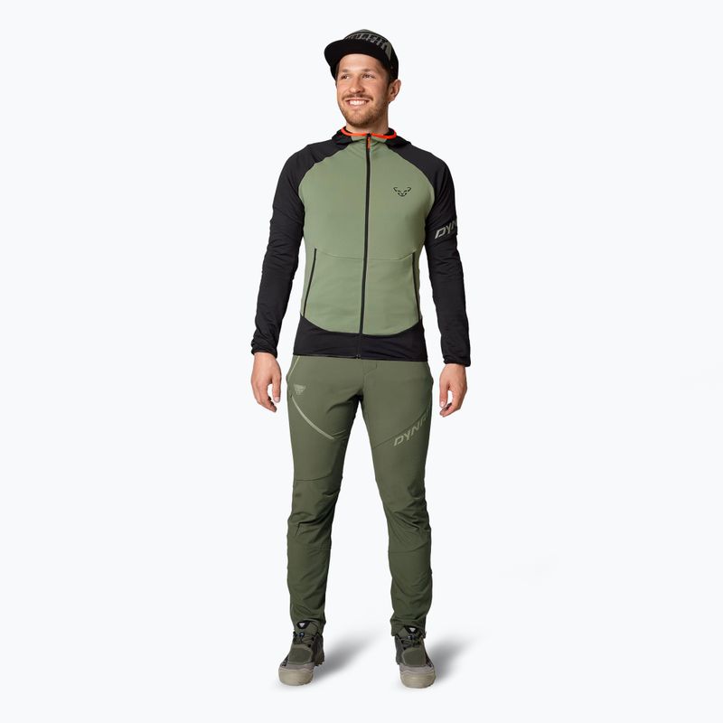 Men's DYNAFIT Transalper Light Polartec Hoody schwarz aus Salbei Trekking Sweatshirt 2