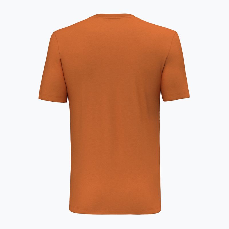 Herren Salewa Pure Eagle Frame Dry T-shirt verbrannt orange 2