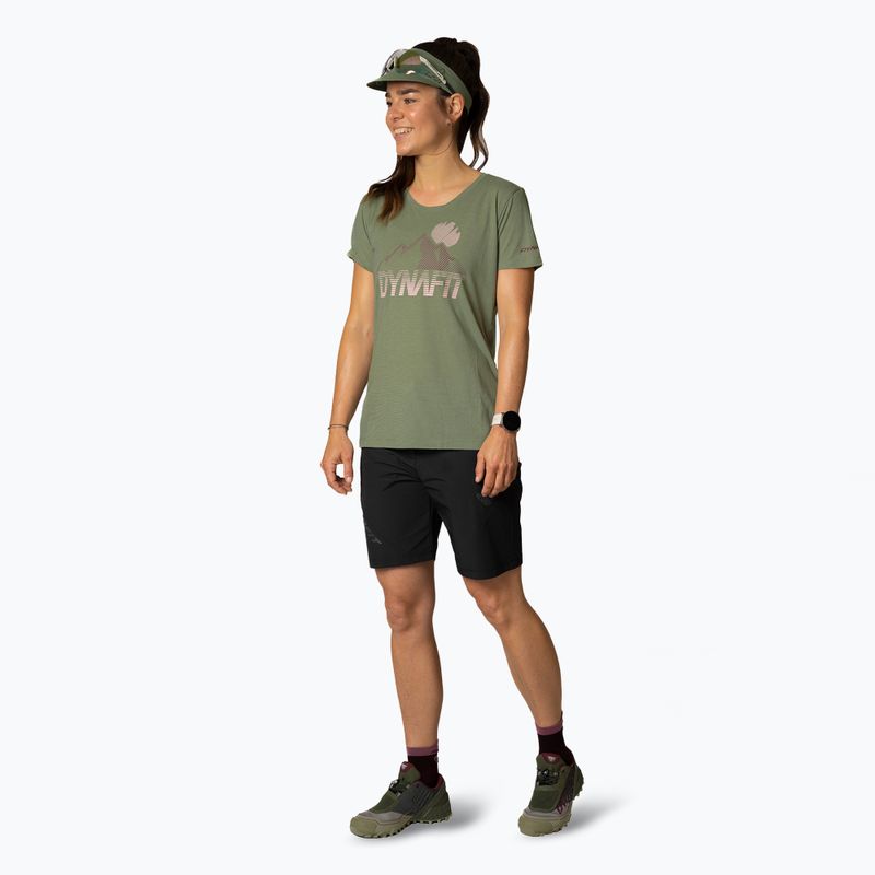 DYNAFIT Damen Trekking-T-Shirt Transalper Graphic SS Salbei 2