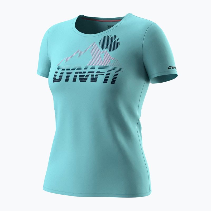 DYNAFIT Transalper Graphic SS Damen-Trekking-T-Shirt marineblau 3
