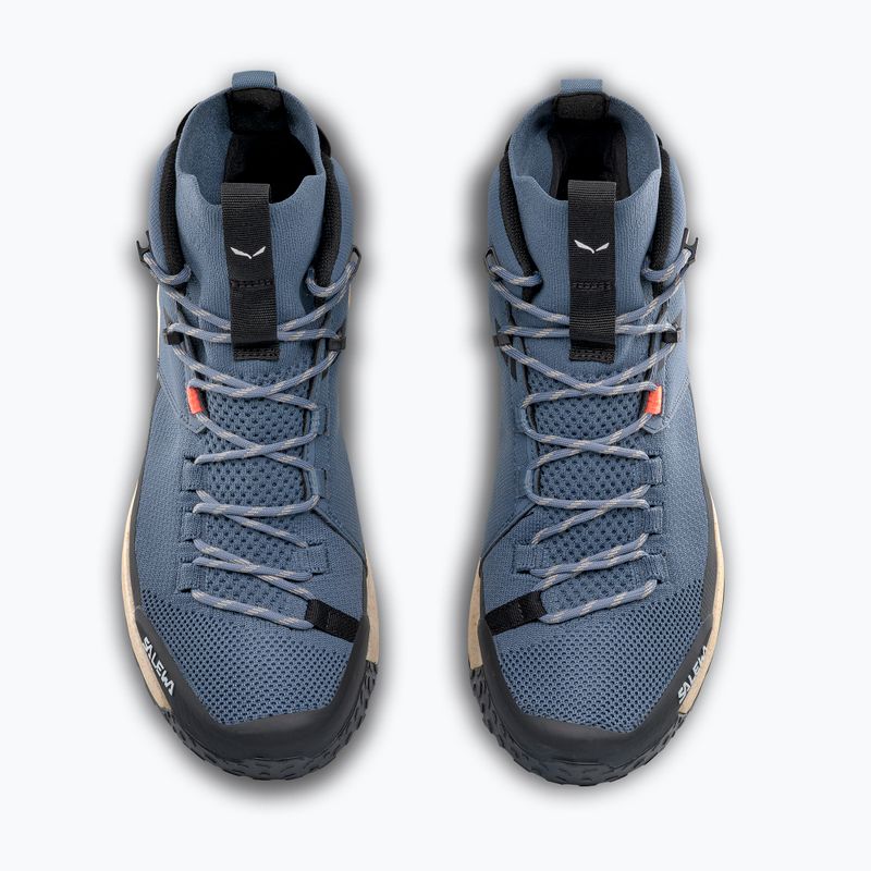 Wanderschuhe Herren Salewa Puez Knit Mid Ptx java blue / black 4
