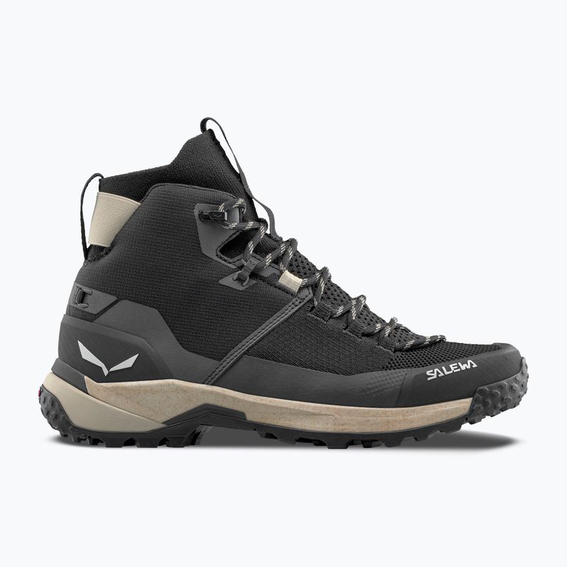 Wanderschuhe Damen Salewa Puez Knit Mid Ptx black / black 2