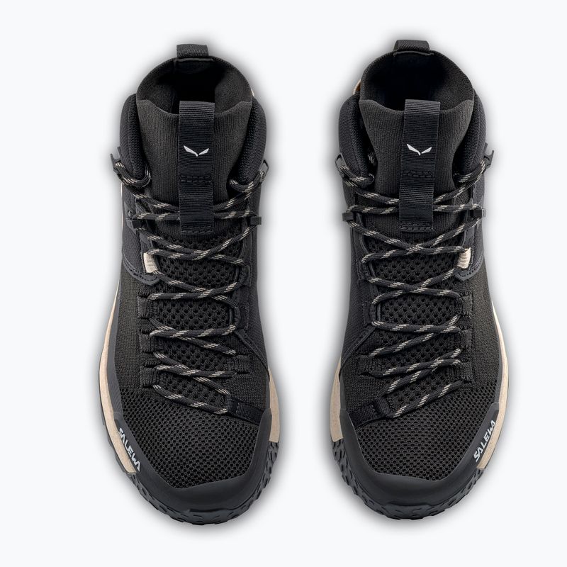 Wanderschuhe Damen Salewa Puez Knit Mid Ptx black / black 4