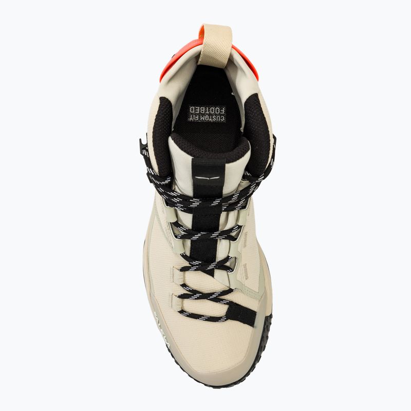 Trekkingschuhe Damen Salewa Puez Mid Ptx oatmeal/oatmeal 5