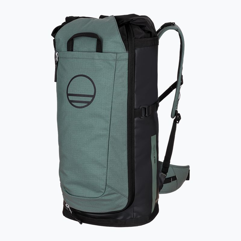 Kletter Rucksack Wild Country Crag Hauler 40 l black/marsh