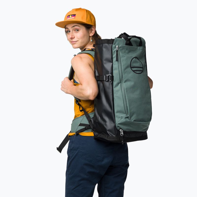 Kletter Rucksack Wild Country Crag Hauler 40 l black/marsh 6
