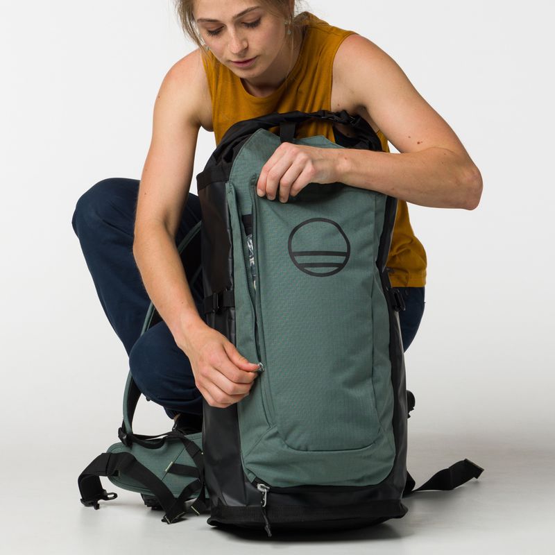 Kletter Rucksack Wild Country Crag Hauler 40 l black/marsh 8
