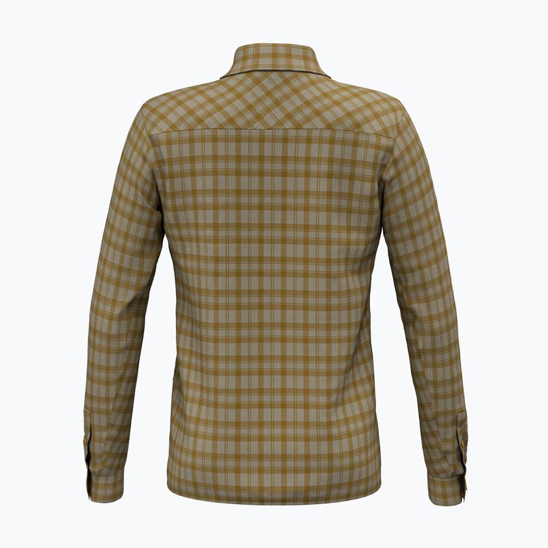 Herren Salewa Fanes Flannel 5PL Hemd Quicksand/Goldbraun 2