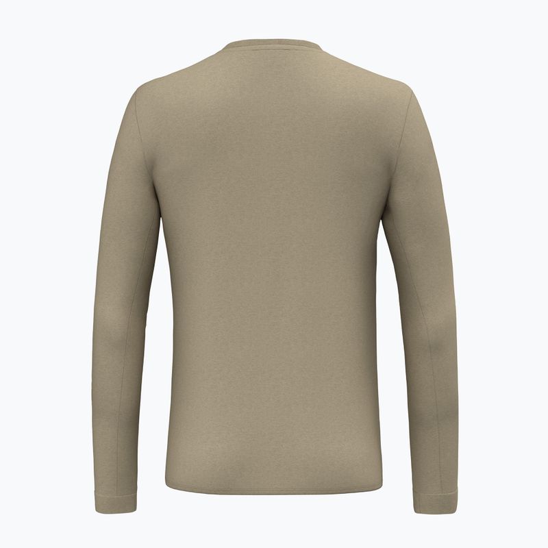 Salewa Solidlogo Dry Herren Longsleeve Quicksand Trekking 2