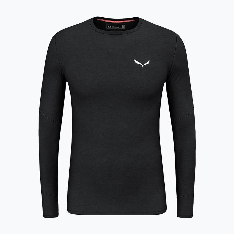 Thermo-Longsleeve Herren Salewa Cristallo Warm Amr black out