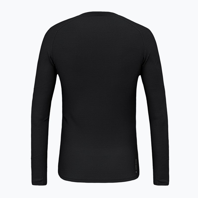 Thermo-Longsleeve Herren Salewa Cristallo Warm Amr black out 2
