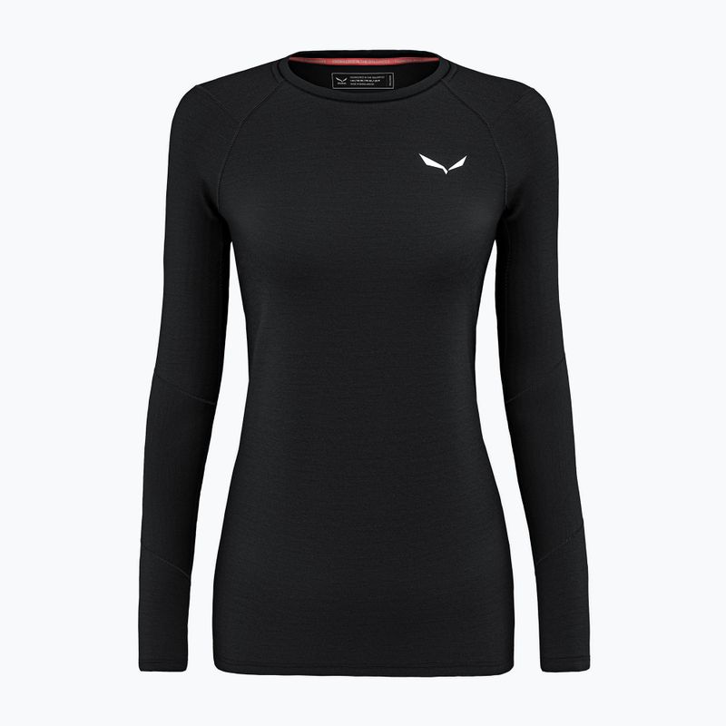 Damen Thermo-Longsleeve Salewa Cristallo Warm AMR black out