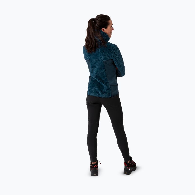 Damen-Trekkingfleece Salewa Tognazza PL dark olive melange 3