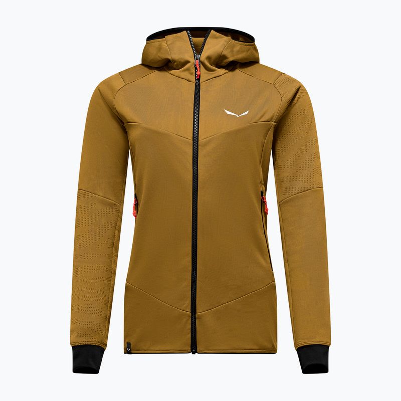 Trekking Sweatshirt Hoodie Damen Salewa Sella Crevasse Hd golden brown