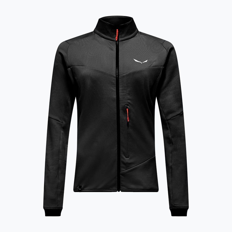 Trekking Sweatshirt Hoodie Damen Salewa Sella Crevasse black out