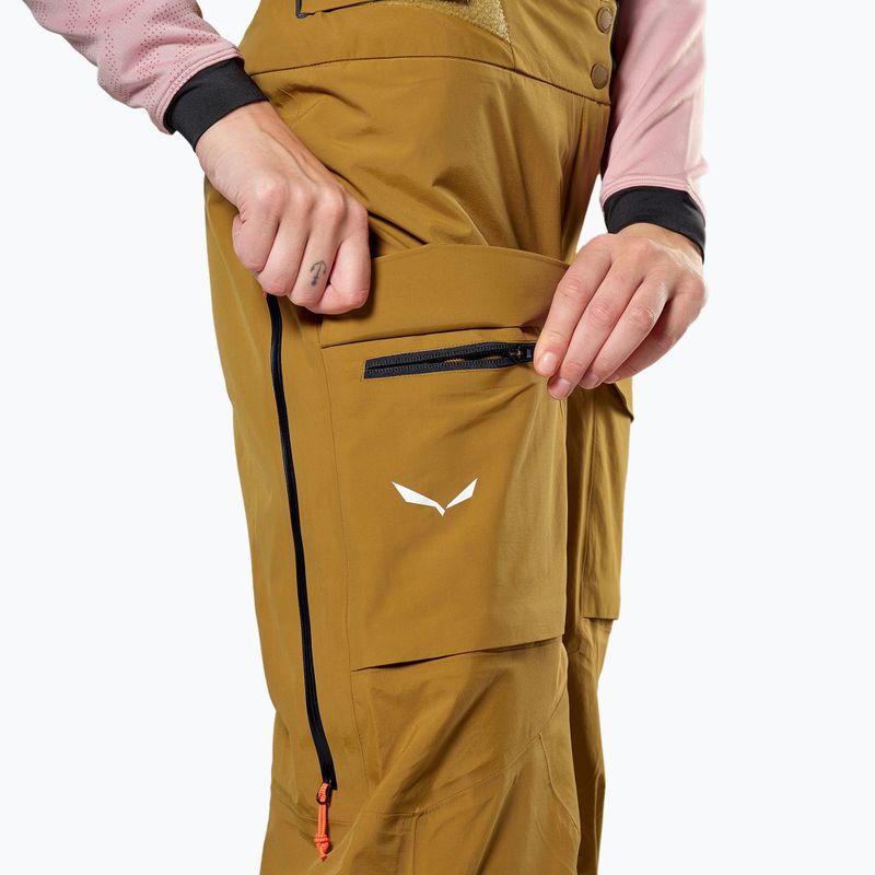 Salewa Damen Skihose Sella Free 3L Ptx goldbraun 6