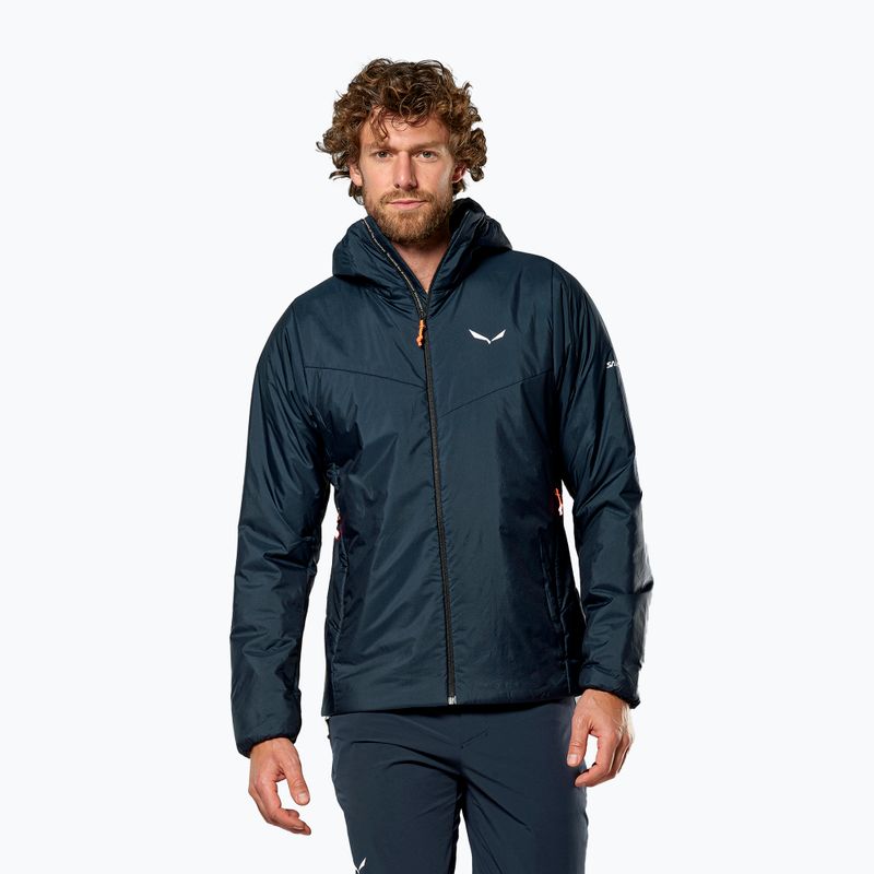 Herren gefütterte Jacke Salewa Puez Catinaccio 2 TWR HD navy blazer