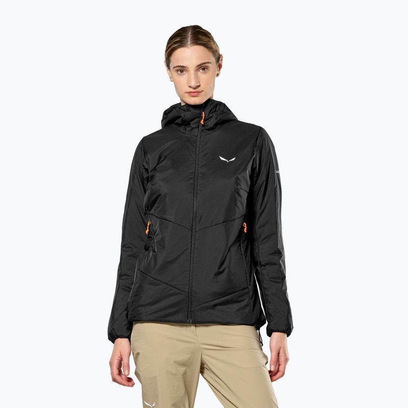 Damen-Isolationsjacke Salewa Puez Catinaccio 2 TWR HD black out