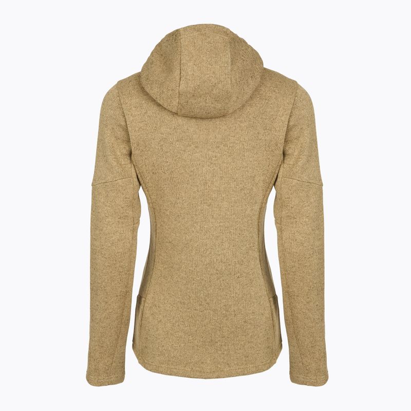Damen-Trekking-Fleecejacke Salewa Puez Rocca Polarlite Hood quicksand 2