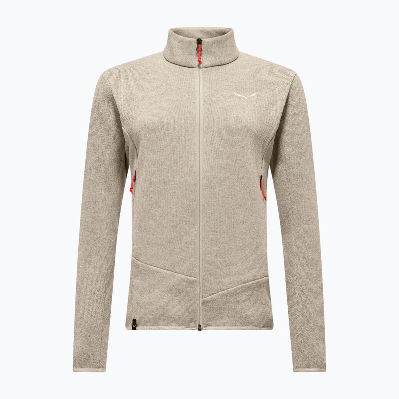 Trekking Sweatshirt Hoodie Damen Salewa Puez Rocca Pl oatmeal