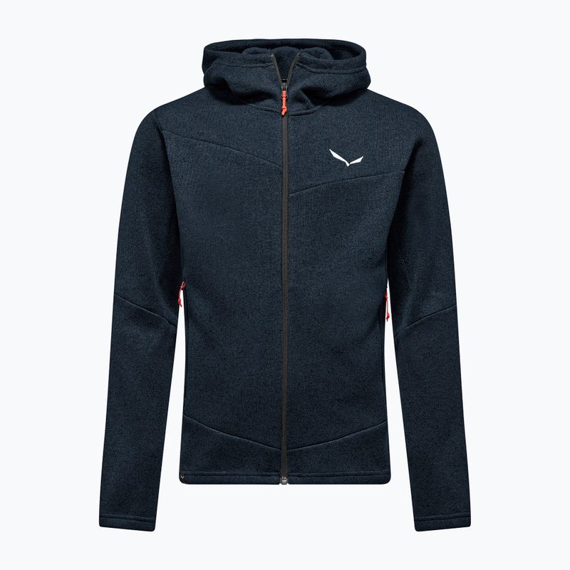 Herren-Trekking-Fleece Salewa Puez Rocca Polarlite Hood navy blazer 5