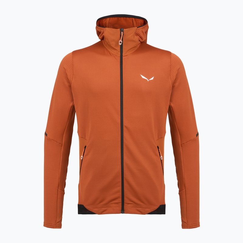 Herren-Trekking-Sweatshirt Salewa Pedroc PL Hooded bombay braun