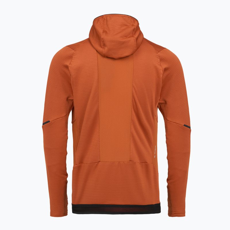 Herren-Trekking-Sweatshirt Salewa Pedroc PL Hooded bombay braun 2