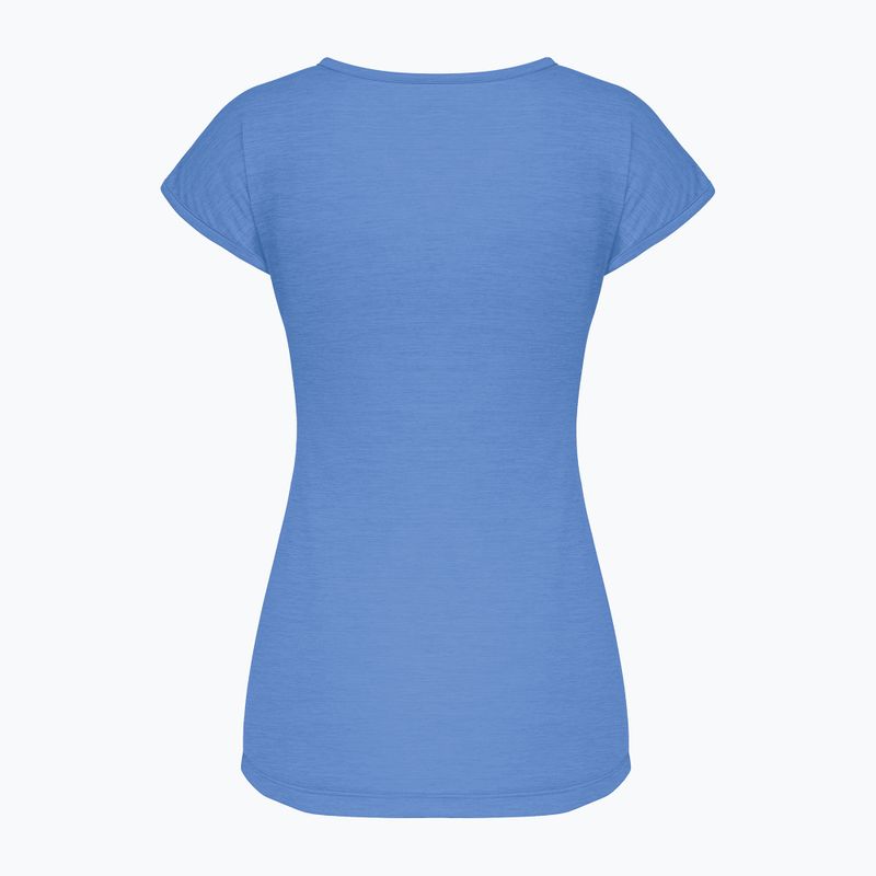 Damen-Trekking-Shirt Salewa Puez Melange Dry Morgenblau melange 2