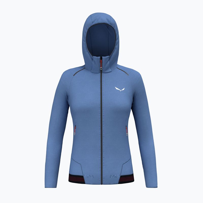 Damen-Trekking-Fleecejacke Salewa Pedroc PL Hooded morning blue