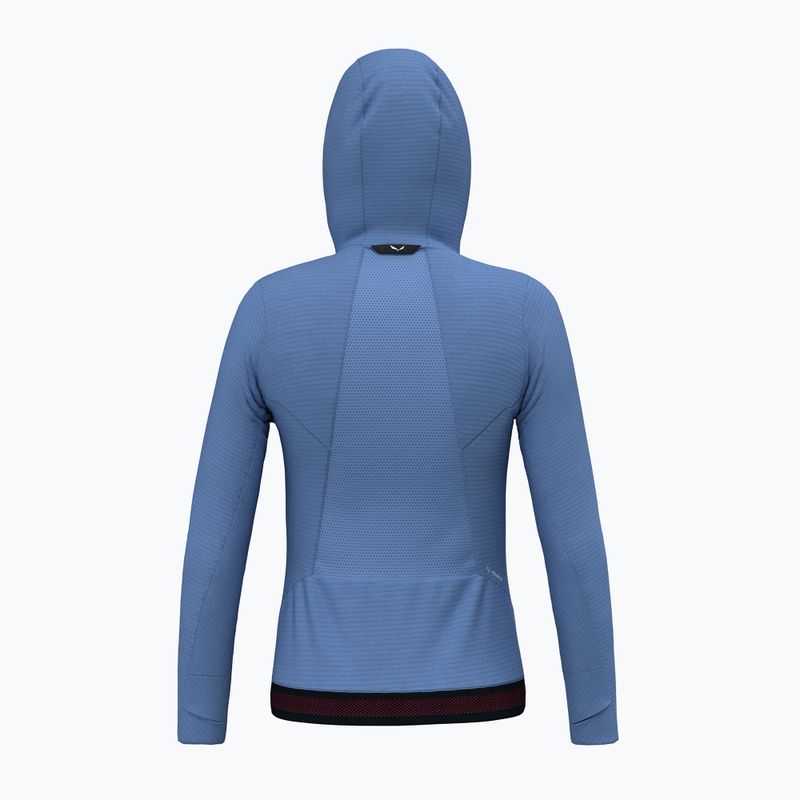 Damen-Trekking-Fleecejacke Salewa Pedroc PL Hooded morning blue 2