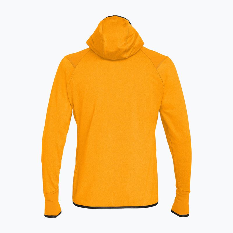 Herren Trekkingpullover Salewa Agner Hybrid PL/DST FZ Hoody turmeric melange/0910 2