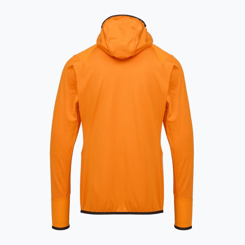 Herren Trekkingpullover Salewa Agner Hybrid PL/DST FZ Hoody turmeric melange/0910 2