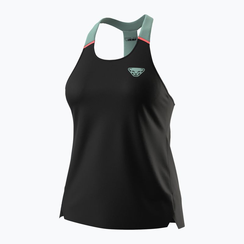 Women's DYNAFIT Sky Tank Laufshirt schwarz aus Jadelite