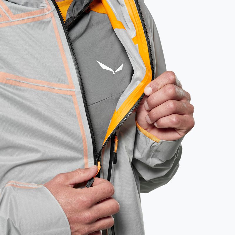 Herren-Regenjacke Salewa Nxt Ptx 3L alloy 4