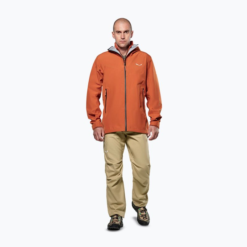 Herren Softshelljacke Salewa Puez GTX 3L EPE bombay braun 2