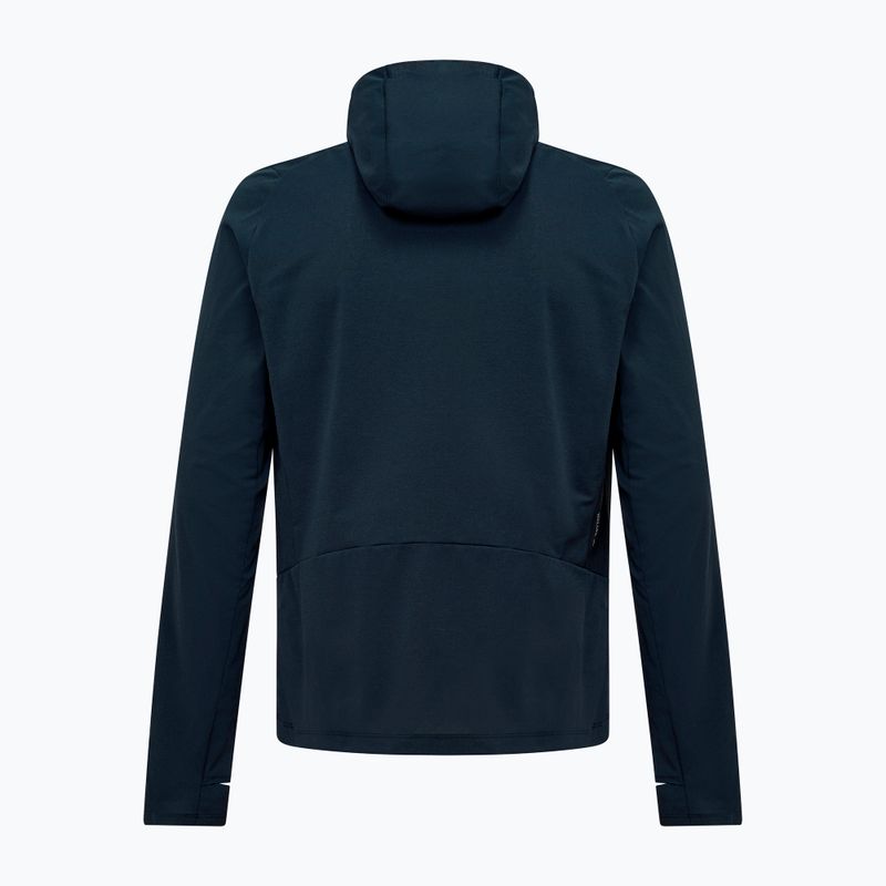 Herren-Trekking-Sweatshirt Salewa Puez Sun Hoodie navy Blazer 7