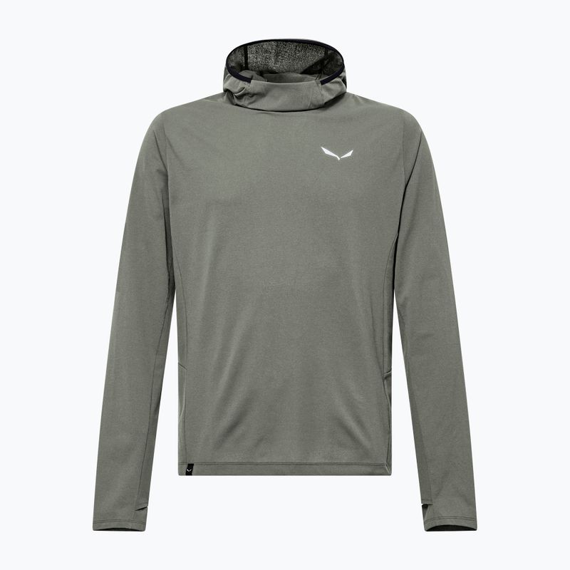 Herren-Trekking-Sweatshirt Salewa Puez Sun Hoodie shadow