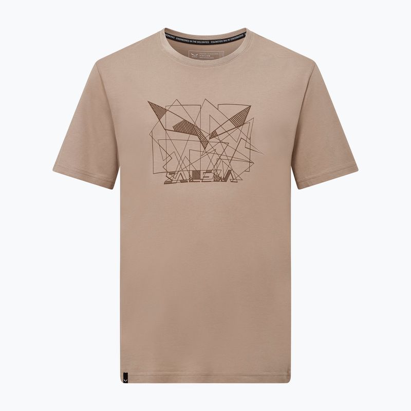 Salewa Eagle Geometric quicksand Herren T-Shirt 5