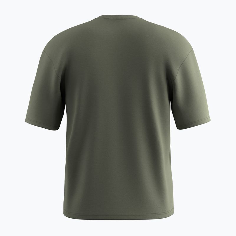 Herren Salewa Eagle Outside Lose verblasst grünes T-Shirt 2