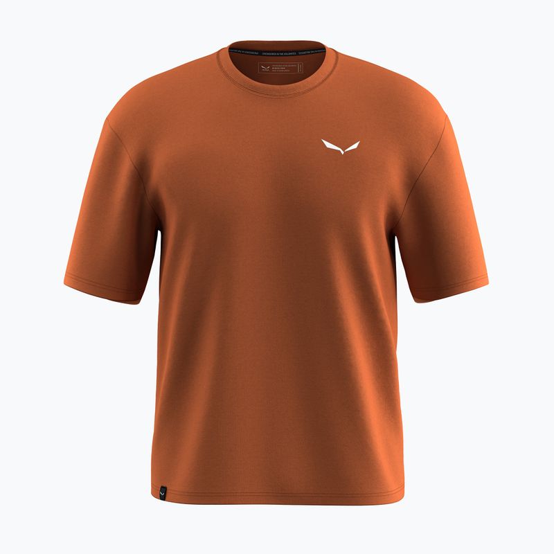 Herren Salewa Eagle Sunset Loose t-shirt bombay braun