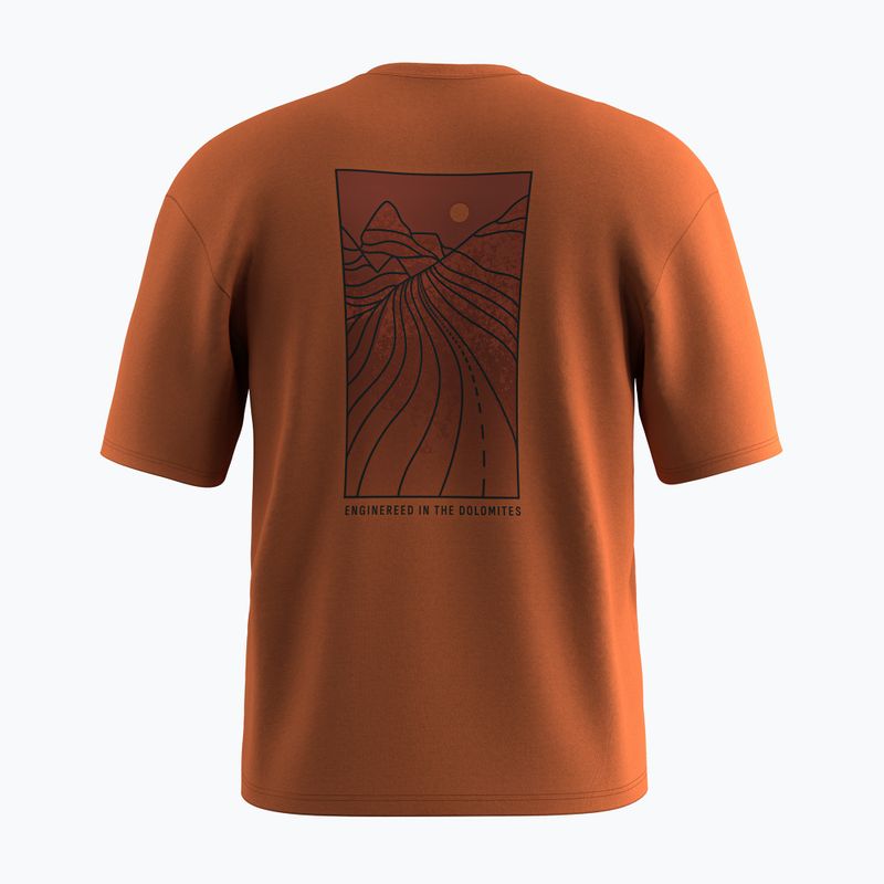 Herren Salewa Eagle Sunset Loose t-shirt bombay braun 2