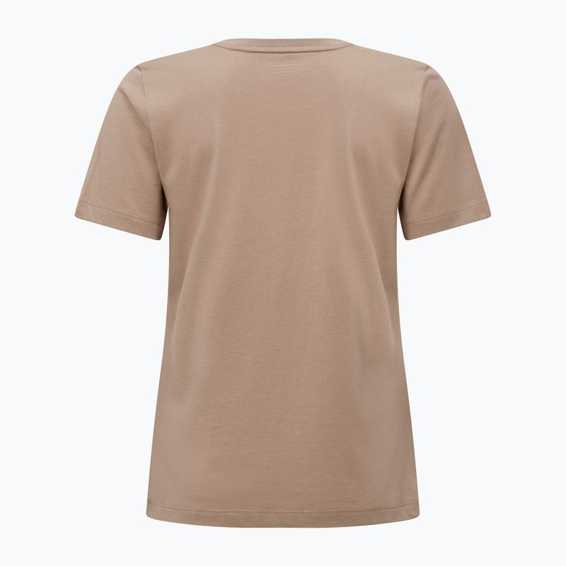 Damen Salewa Eagle Logo Patch 7180 quicksand T-Shirt 2