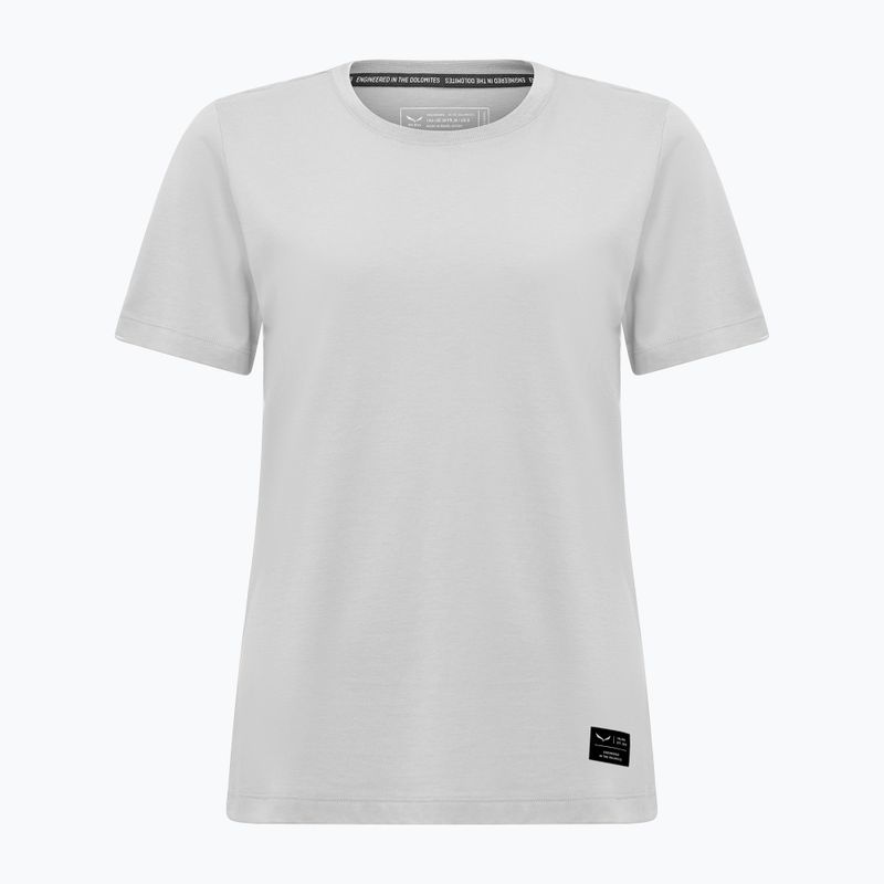 Damen-T-Shirt Salewa Eagle Logo Patch 0060 optisch weiß