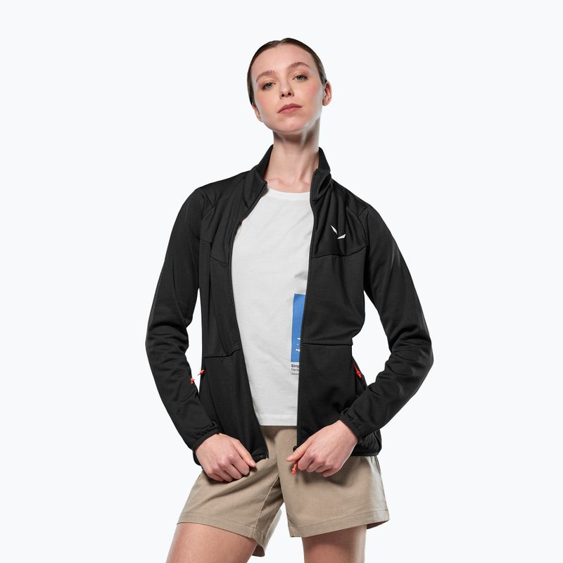 Damen-Fleecejacke Salewa Puez Cammio PL black out