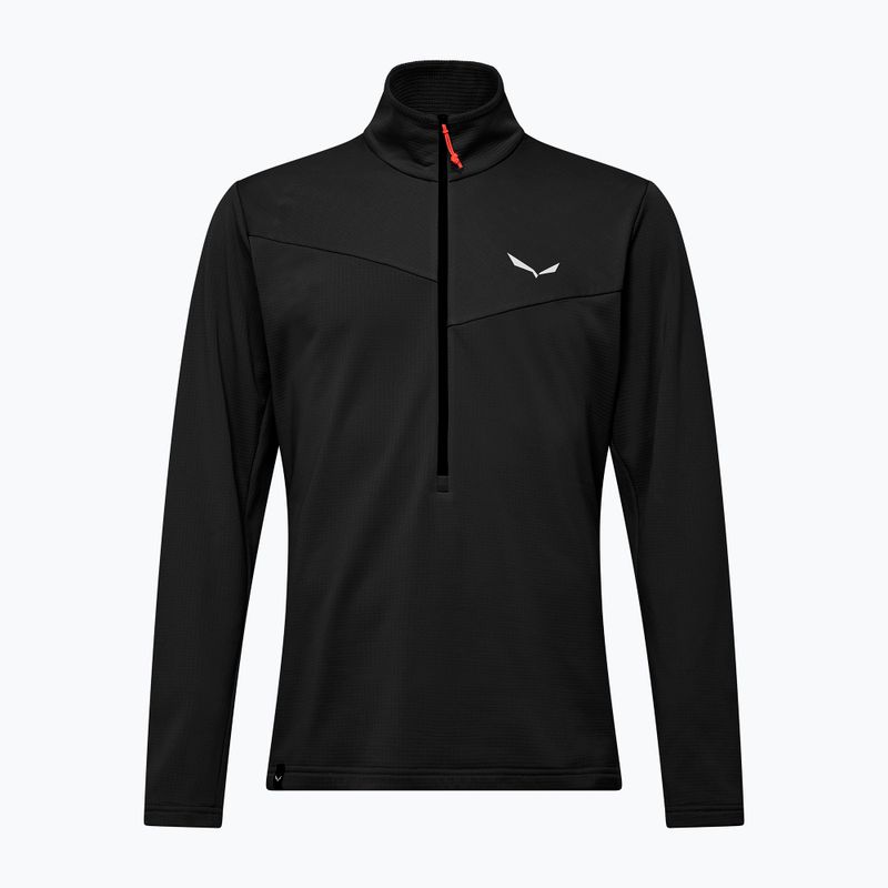 Herren-Trekkingsweatshirt Salewa Puez Cammio Polarlite Half Zip Black Out 6