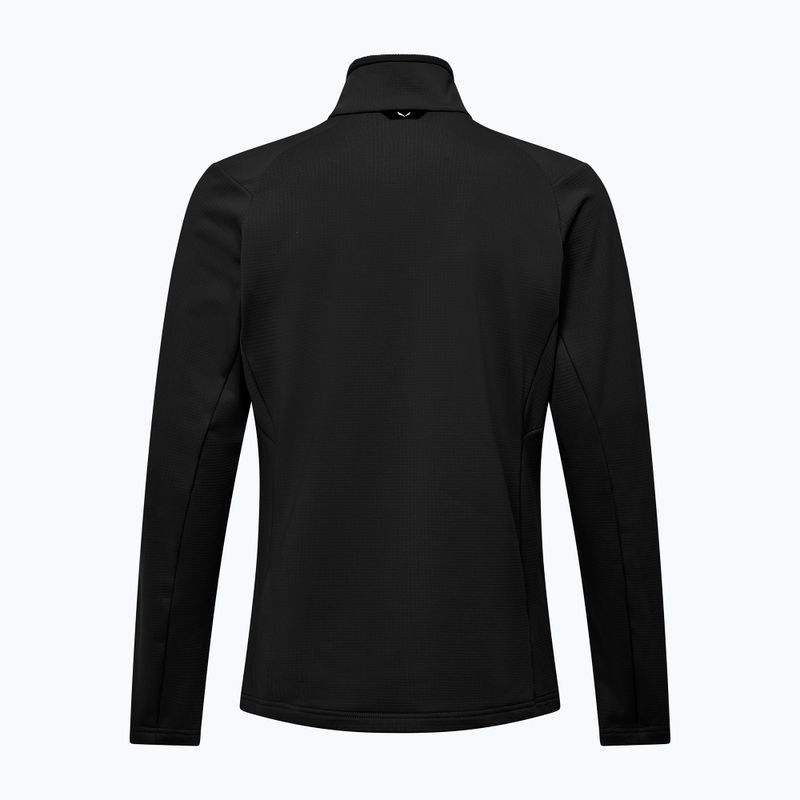 Herren-Trekkingsweatshirt Salewa Puez Cammio Polarlite Half Zip Black Out 7